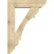 Ekena Millwork Olympic Slat Rough Sawn Bracket w/ Offset Brace, Douglas Fir, 8"W x 32"D x 44"H BKT0806X32X44OLY06RDF - alternate 2